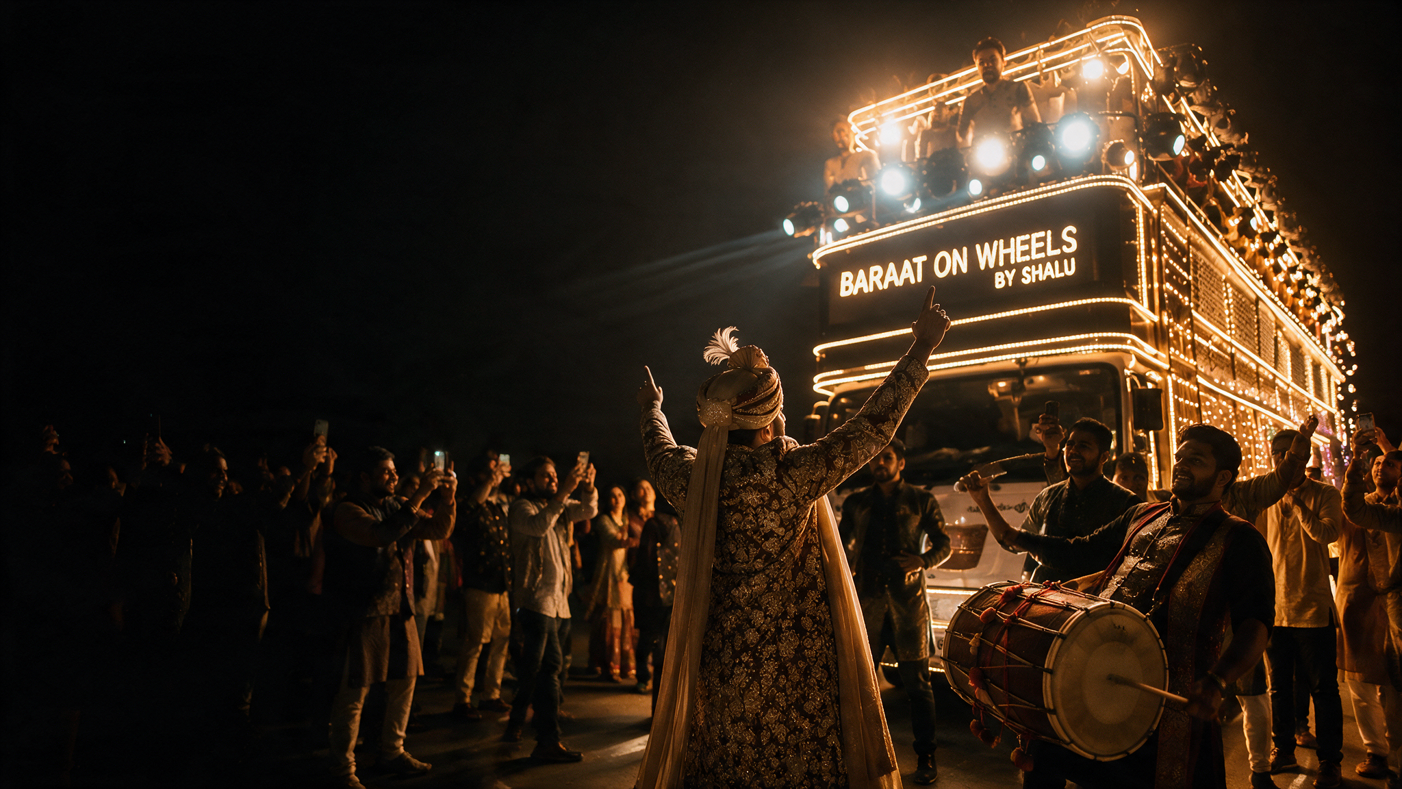 Baraat on Wheels — premium baraat truck experience