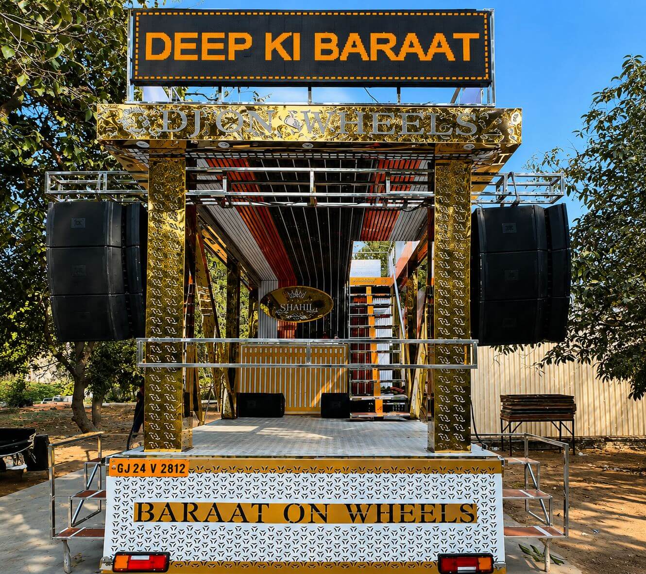Premium Baraat on Wheels truck showcase 1