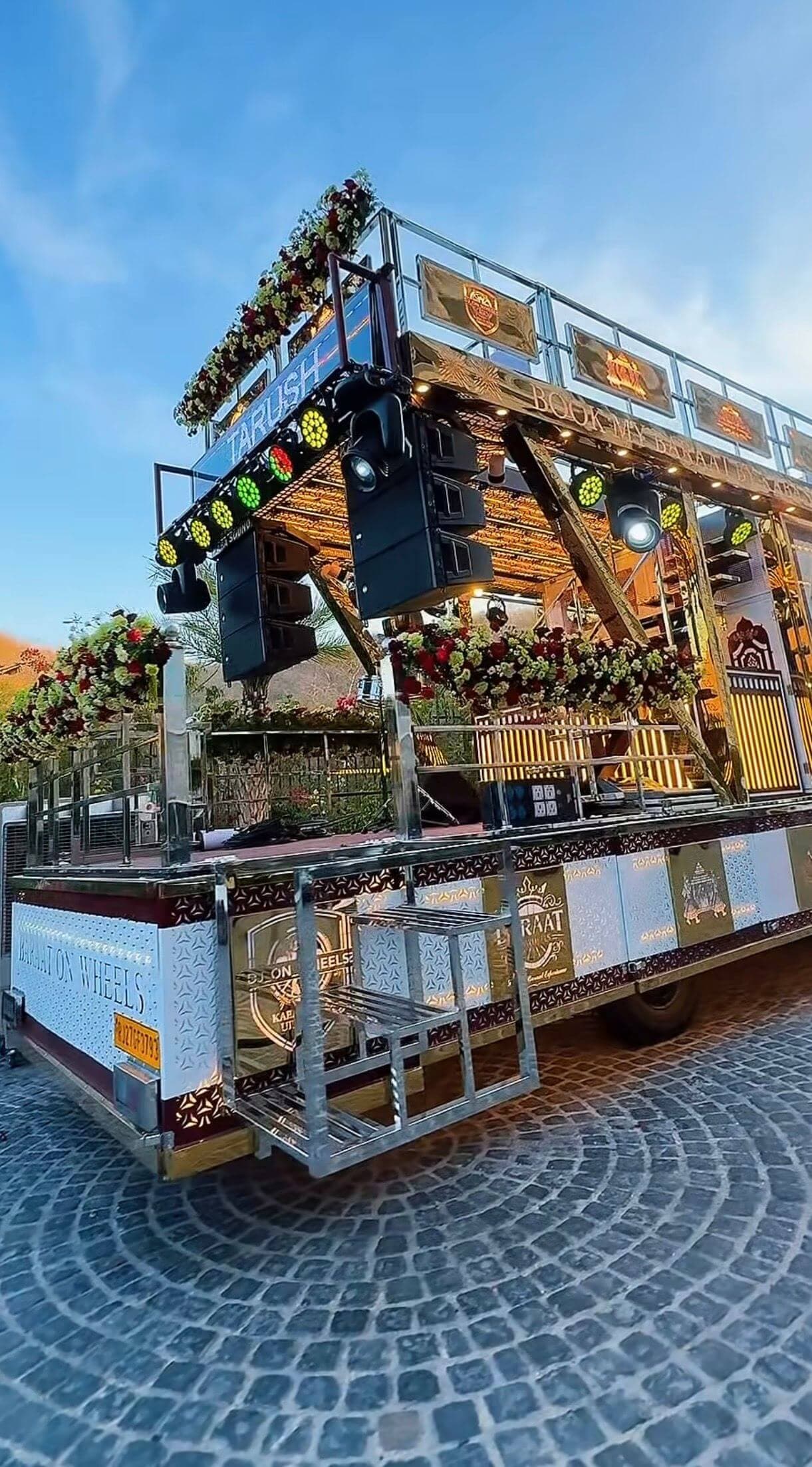 Premium Baraat on Wheels truck showcase 3